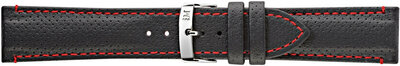 leren horlogeband Morellato Race M 4909C18.883, zwart