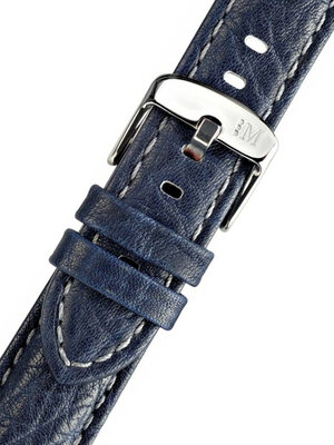 Blauwe band Morellato Racing 4206B07.062 M (textiel, leer)