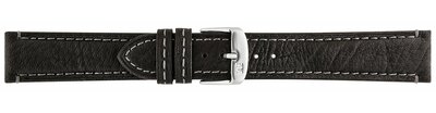 Leren horlogeband Morellato Tintoretto 3221767.019 M, zwart