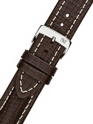 Bruine leren band Morellato Tipo Breitling 2266632.832 M