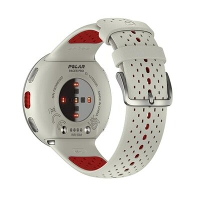 Polar Pacer Pro Snow White, maat S-L