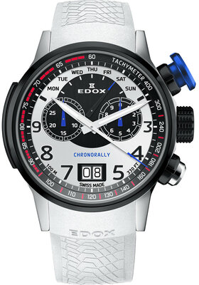 Edox Chronorally Chronograph 38001-tinnbu-bn BMW Limited Edition 2000pcs (+ reserveriempje)