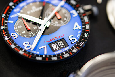 Edox Chronorally Quartz Chronograph 38001 TINR BUDN BMW Limited Edition 2000pcs (+ reserveriempje)