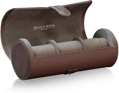 Horlogekast Heisse & Söhne Rondo 3 70019-96, bruin