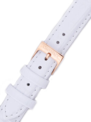 Leren horlogeband Orient UDDNNRW 16mm (voor model FNR1Q), wit