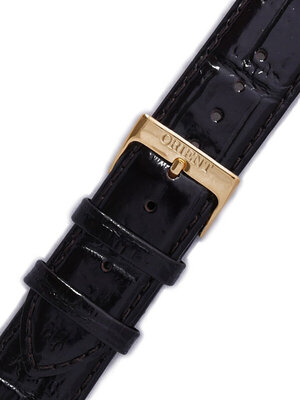 Leren horlogeband Orient UDDYLAT 22mm (voor model FUG1R), donkerbruin