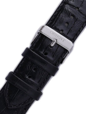 Leren horlogeband Orient UDEAJSB 24mm (voor model FUNC7), zwart