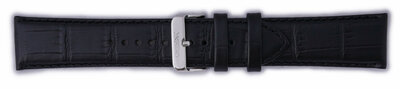 Leren horlogeband Orient UDEVDSB 24mm (voor model FEUAG), zwart