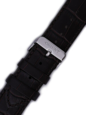 Leren horlogeband Orient UDEZNSC 22mm (voor model FKU00), bruin