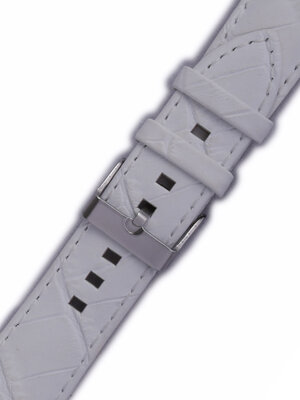 Leren horlogeband Orient UDFHKRW 20mm (voor model AC0A), wit