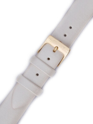 Leren horlogeband Orient VDEUMAW 16mm (voor model FUNEK), wit
