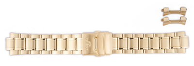 Roestvrijstalen horlogeband Orient KDDQJAA 22mm (voor model FEU07), goud