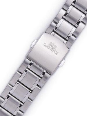 Roestvrijstalen horlogeband Orient KDEQHSS 22mm (voor model FUG1X), zilver