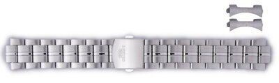Roestvrijstalen horlogeband Orient KDEQVSS 22mm (voor model EM7L), zilver