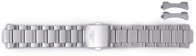 Roestvrijstalen horlogeband Orient KDFCJSS 22mm (voor model FUNG3), zilverkleurig