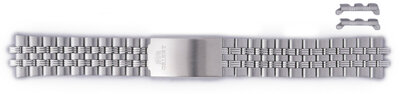 Roestvrijstalen horlogeband Orient M0303SS 19mm (voor model FEM5M), zilver