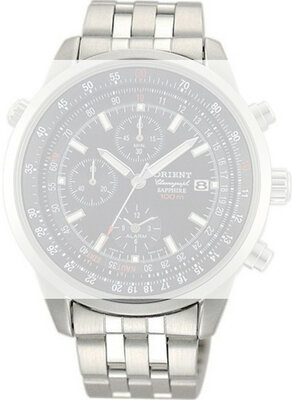 Roestvrijstalen horlogeband Orient PDCCHSS 20mm (voor model FTD09), zilver