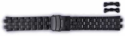 Roestvrijstalen horlogeband Orient PDDRF0Z 22mm (voor model FFA05), zwart