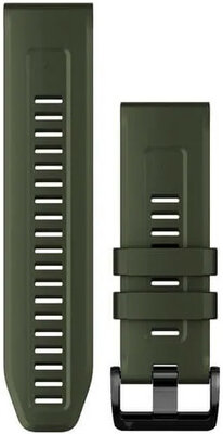 Siliconen horlogeband Garmin 26mm (voor Garmin Fenix 8/7X/6X (51mm), Tactix enz.), groen V1, QuickFit, 010-13117-03