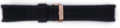 Siliconen horlogeband Orient VDEADRB 24mm (voor modellen FTD10, FUNC7), zwart