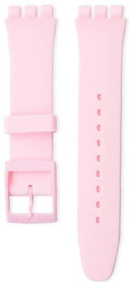 Siliconen horlogeband Ricardo Barletta 17mm (voor Swatch), roze