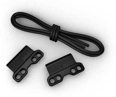 Siliconen horlogeband Garmin 26mm Bungee Mount (voor Garmin Fenix 8/7X/6X (51mm), Tactix enz.), zwart, QuickFit, 010-13249-02