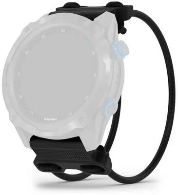 Siliconen horlogeband Garmin 26mm Bungee Mount (voor Garmin Fenix 8/7X/6X (51mm), Tactix enz.), zwart, QuickFit, 010-13249-02