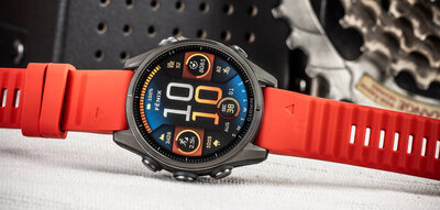 Siliconen bandje Ricardo 20mm (pro Garmin Fenix 8/7S/6S (43mm), aj.), rood, QuickFit