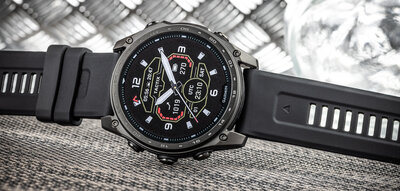 Siliconen bandje Ricardo 26mm (pro Garmin Fenix 8/7X/6X (51mm), Tactix aj.), zwart, QuickFit