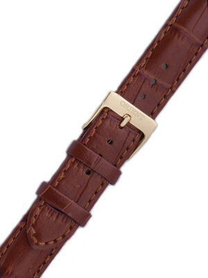 Leren horlogeband Orient UDETNGT 17mm (voor model DB0A), bruin