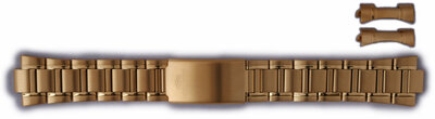 Roestvrijstalen horlogeband Orient KCFLQAA 22mm (voor model FEU03), goud
