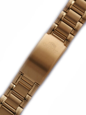 Roestvrijstalen horlogeband Orient KCFLQAA 22mm (voor model FEU03), goud