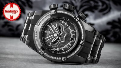 Invicta Marvel Quartz 53mm 27007 Black Panther Limited Edition 3000pcs