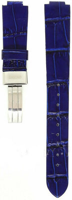 Leren horlogeband Orient UDBZFSD 13mm (voor model NRAH), blauw