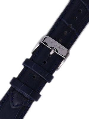 Leren horlogeband Orient UL016013J0 22mm (voor model RA-AG00), blauw