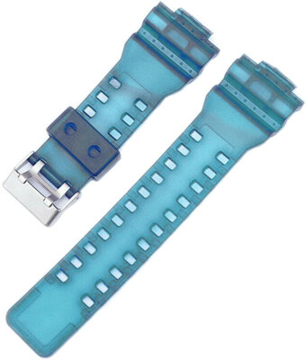 Kunststof horlogeband Ricardo Felino 16mm (voor Casio G-Shock GA-100, GA-110, GD-120, GLS-100), blauw