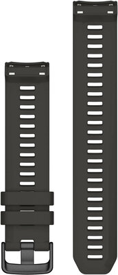 siliconen horlogeband Garmin 22mm (voor Instinct), zwart V2, 010-13105-00