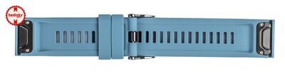 siliconen horlogeband Ricardo San Martino 26mm, Blue, QuickFit