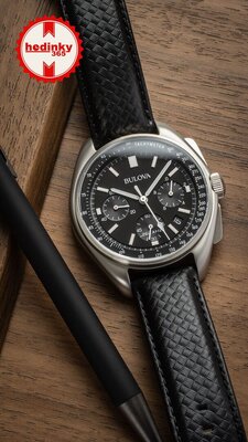 Bulova Lunar Pilot Quartz Chronograph 96B251 Special Edition (+ vervangende horlogeband)