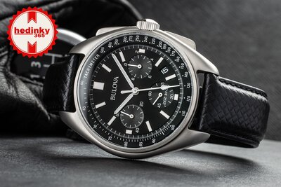 Bulova Lunar Pilot Quartz Chronograph 96B251 Special Edition (+ vervangende horlogeband)