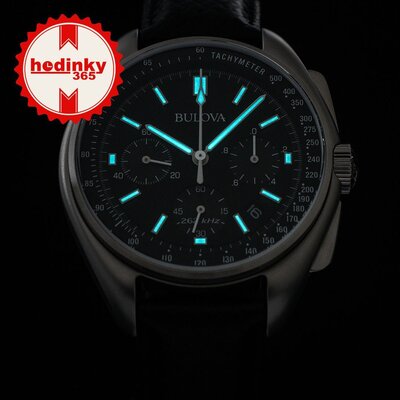 Bulova Lunar Pilot Quartz Chronograph 96B251 Special Edition (+ vervangende horlogeband)