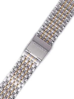 Roestvrijstalen horlogeband Orient KCEFKS0 18 mm, bicolor