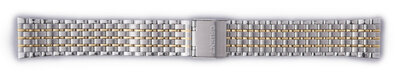 Roestvrijstalen horlogeband Orient KCEFKS0 18 mm, bicolor