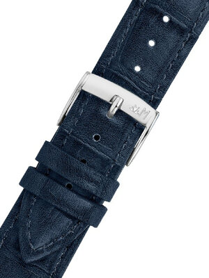 Leren riempje Morellato Tiglio 5673D74.062 M, blauw, eco-leer