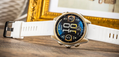 Siliconen bandje Ricardo 20mm (pro Garmin Fenix 8/7S/6S (43mm), aj.), wit, QuickFit