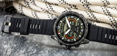 Siliconen bandje Ricardo 22mm (pro Garmin Fenix 8/7/6 (47mm), Epix 2 aj.), zwart V1, QuickFit