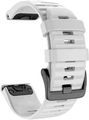 Siliconen horlogeband Ricardo Livigno 20mm, White, QuickFit