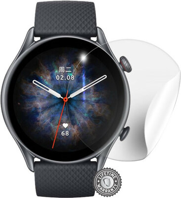 Beschermfolie Screenshield voor Xiaomi Amazfit GTR 3 Pro horloge