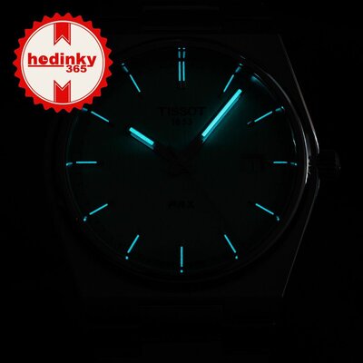 Tissot PRX Quartz T137.410.11.091.01 (in kleur Tiffany Blue)