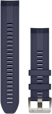 Siliconen horlogeband Garmin 22mm (voor Garmin MARQ), blauw V2, QuickFit, 010-13225-02